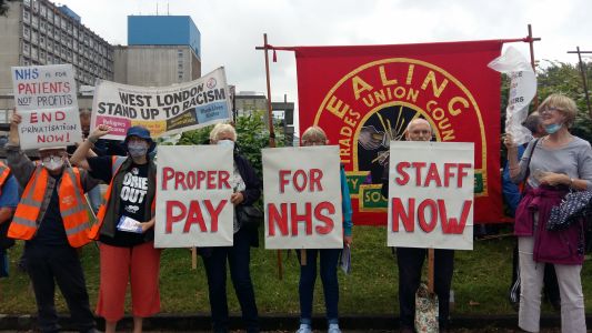 Proper pay for NHS staff